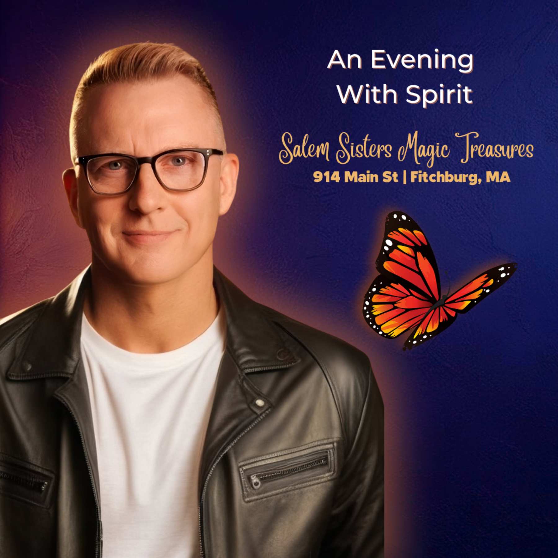 An Evening with Spirit – 2/13/25 at 7 PM – Fitchburg, MA